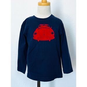Hanna Andersson Kids 4 (100) Sueded Graphic Car Long Sleeve Tee BUY 2 GET 1 FREE